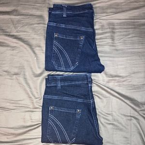 Two Separate Pairs Of Apparel Collection Men’s Dark Denim Blue Jeans. 28-R.